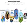 Silicone Coated Nylon Hiking Skirt Ultralight Waterproof Kilt Packable Rain Skirt  Outdoor Gear