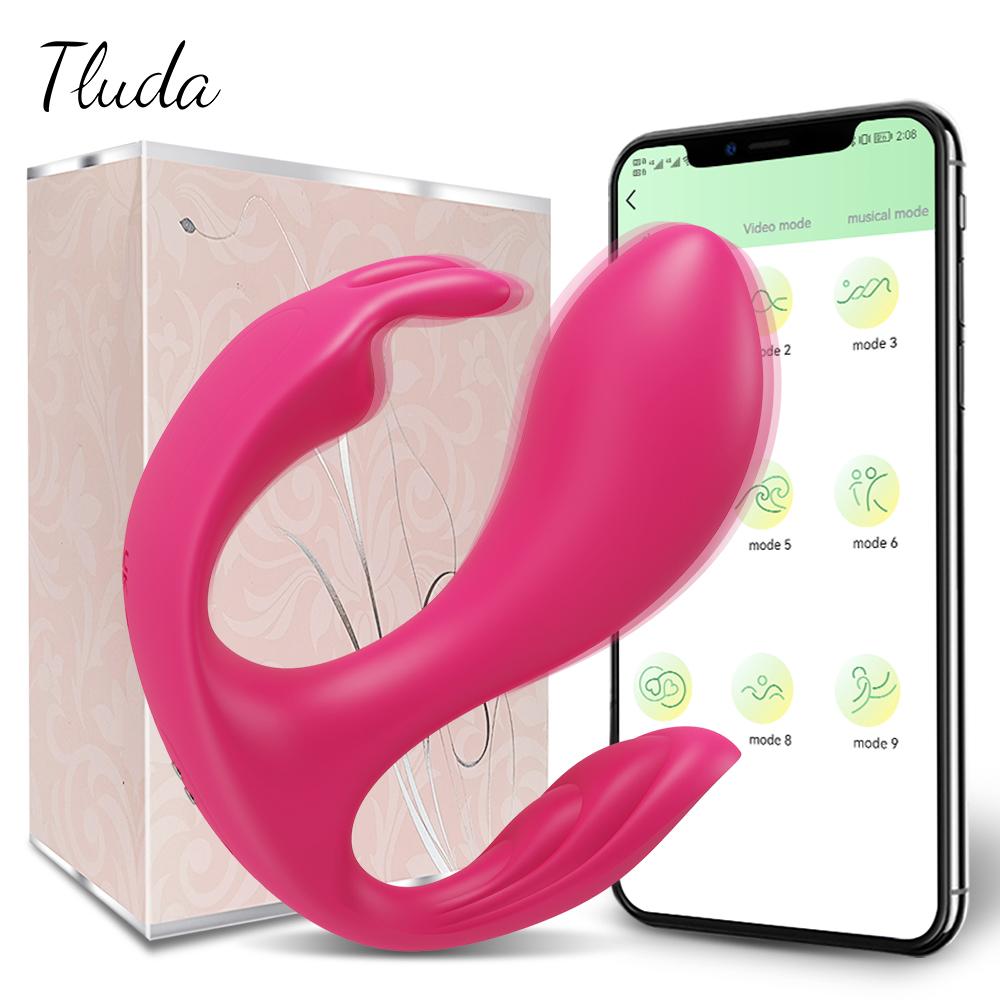 Bluetooth App Control Vibrator For Women Clitoris Stimulator 3 In 1 G Spot Dildo Anal Plug Sex Toy Female Couple Adult Goods