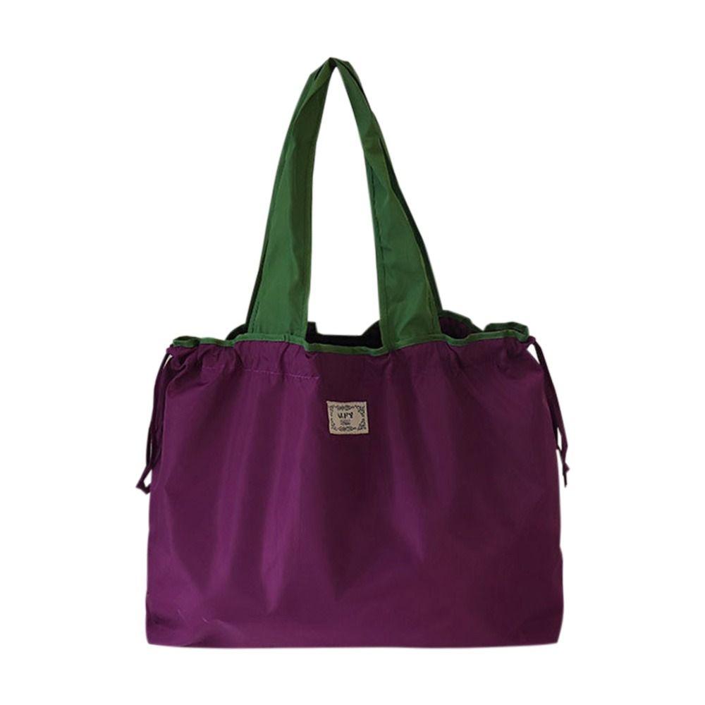 Foldable Eco-Friendly Shopping Bag Supermarket Shopping Bag Travel Grocery Bag Shoulder Bag