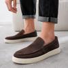 Summer Men's Casual Shoes Comfortable Platform Designer Loafers For Men Moccasins Breathable Slip-on Shoes Man Flat Office Shoes