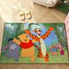 Cute W-Winnie The P-Pooh-S Kawaii Carpet Bathroom Anti-slip Mat Door Mat Home Decoration Mat Entrance Door Mat Scratch-resistant