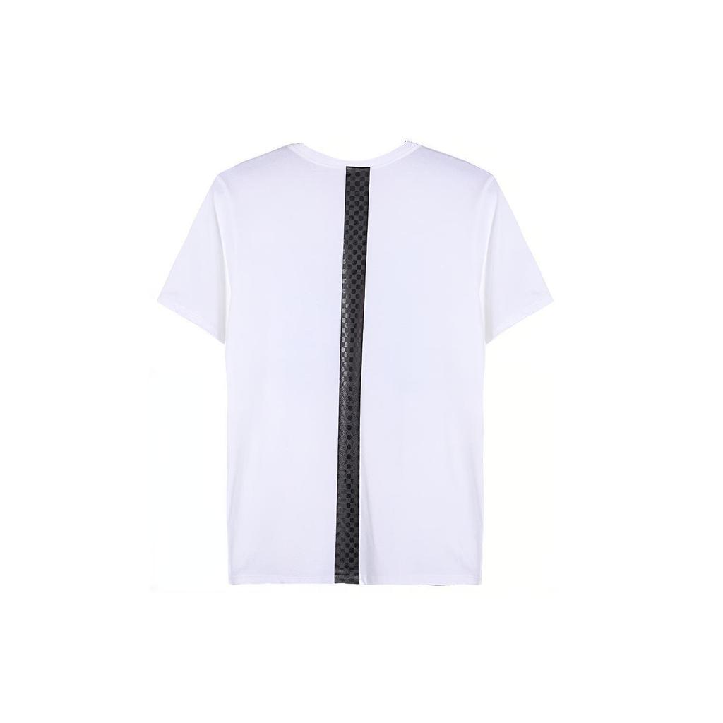 Jordan T Shirts Men's White Crew Neck Moderate Straight Fit 844283-100