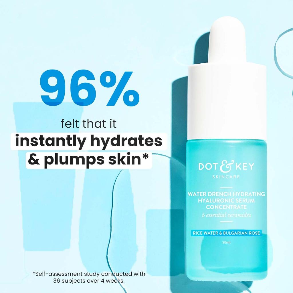Dot & Key Hydrating Hyaluronic Acid Serum, 30ml Each (Pack of 2)
