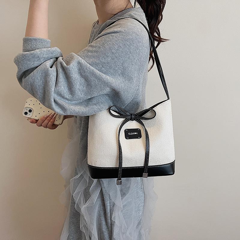 Bow Armpit Bag New Fashion Shoulder Bag Commuter Large Capacity Tote Bag Handbag