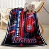 Bayern Munich Celebration Personalized Text Blanket Gift Customizable Blanket Warmthful Decor for Home Decor Office Nap Bedding for All Occasions