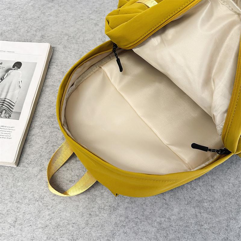 Nylon Backpack Women's Lightweight Water-repellent Student Schoolbag Outdoor Travel Backpack