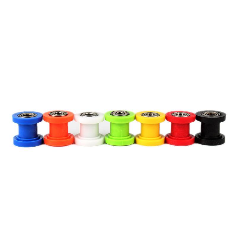 Non-slip Motorcycle 8mm Drive Chain Slider Roller Pulley Tensioner Wheel Guide for Dirt Bike Upgrade