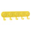 Magnetic Hook Rack with 5 Integrated Hooks Strong Magnetism No Drilling Easy Installation Organizer for Keys Masks Bags Hats