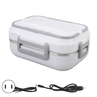 1.5L Electric Heat Insulation Lunch Box Car Heating Electric Lunch Box Home Car Dual?use Stainless