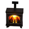Creative LED Fireplace Model Retro Electronic Candle Light Mini LED Fireplace Lamp  Party Supplies