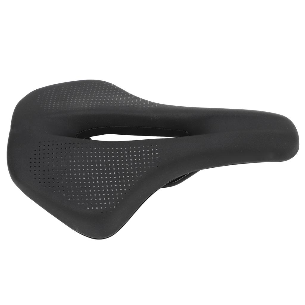 Bike Saddle Breathable Shock Absorbing Waterproof Soft Memory Foam Padded Bicycle Cushion with Tail Light