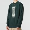 Adidas Logo Sweatshirt With Round Neck And Letter Print Men Sweatshirt Green HM2945