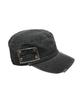 MAINBOOTH Patchwork Military Cap(Charcoal)