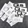 1pcs Car Styling Logo Side Body Rear Bumper Tail Trunk Sticker Decal For Q2 Sline A2 A3 A4 A4L A5 RS RS3 RS4 RS5 RS6 R8 S1 A1