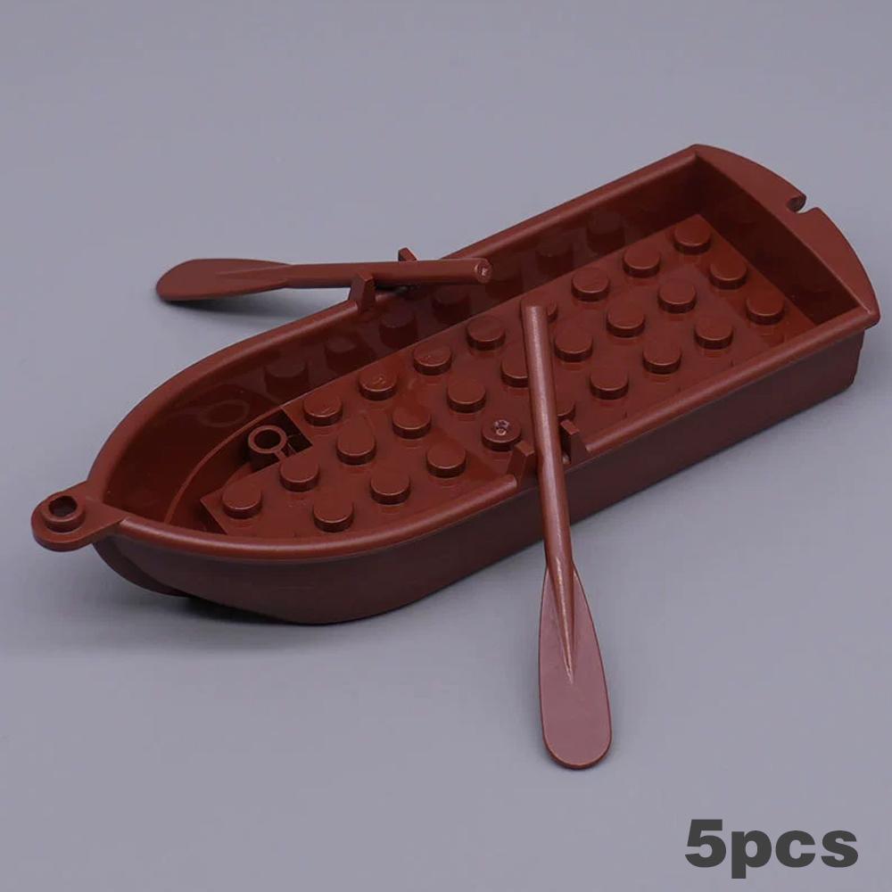 

MOC Військова Армія Камуфляж Гумовий Човен Каное Рятувальний Човен Каякінг Піратський Корабель Мотоцикл Дитина Будівельні Блоки Цеглини Іграшки