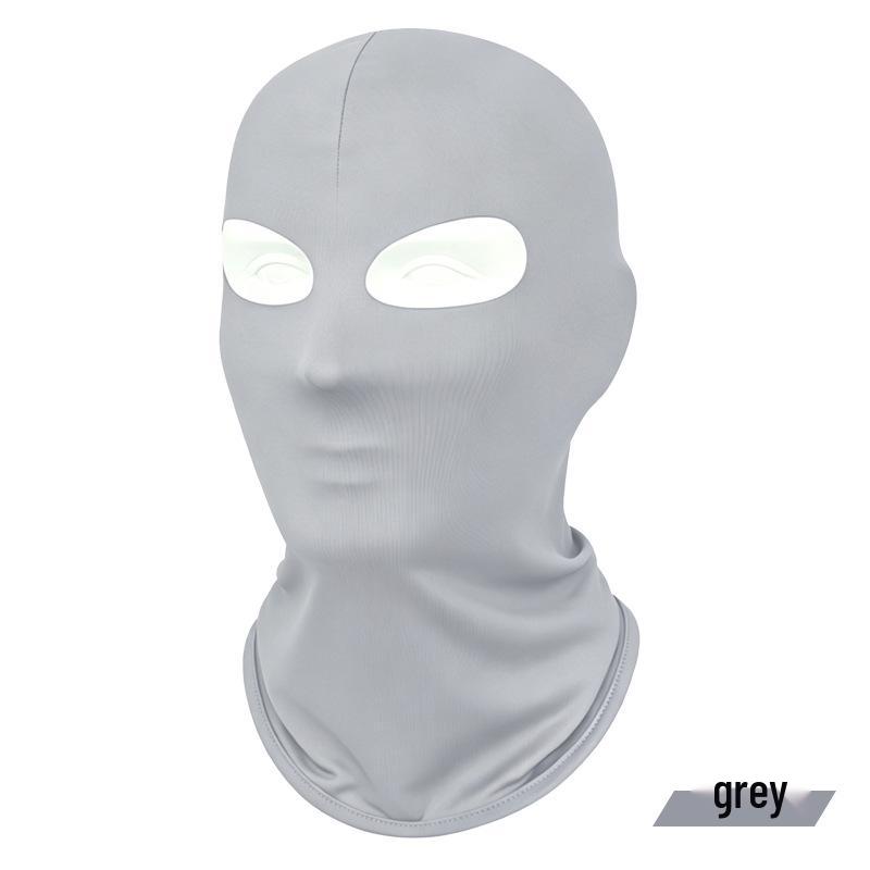 Sun Protection Ice Silk Cycling Mask - Breathable, Dustproof, Windproof, Quick-Drying Headwear for Men and Women