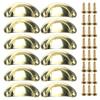 Retro Handle 8.1*3.5cm Chrome Easy Care Green Bronze