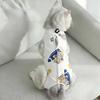 Herstelpak voor Katten Zachte Katoenen Kleding Schattige Cartoon Print Kat Vierpoot Kleding