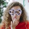Plastová ramínka Fotbalový míč Brýle Měkký plst Novinka Párty brýle Fotbalový karneval