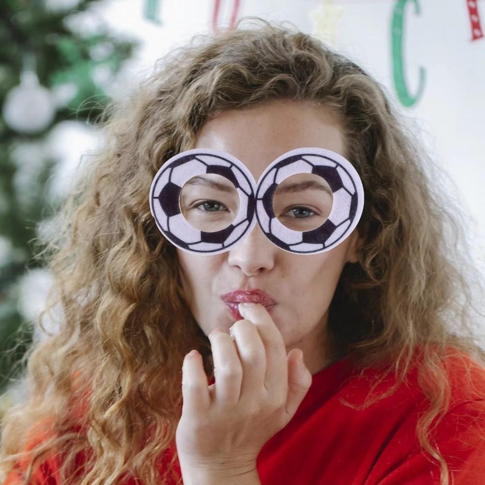Plastová ramínka Fotbalový míč Brýle Měkký plst Novinka Párty brýle Fotbalový karneval