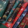 Christmas Tree & Elk Gift Wrap - Thick Coated Paper