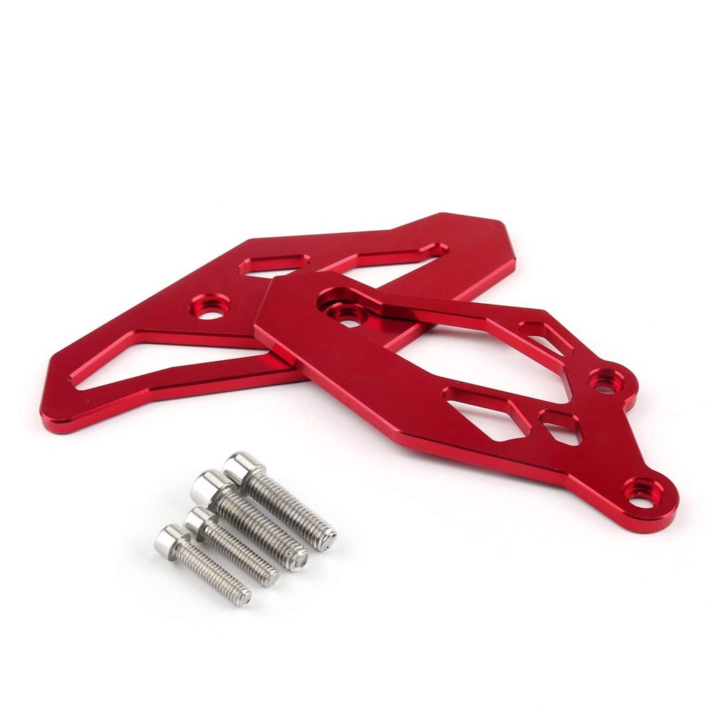 Bruce & Shark Footrest Backstep Adapter Plate for Yamaha YZF R3 R25 MT-03 Red Motorcycle Motorcycle