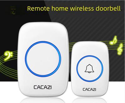 Campanello impermeabile senza fili: Telecomando intelligente alimentato a batteria con un ricevitore