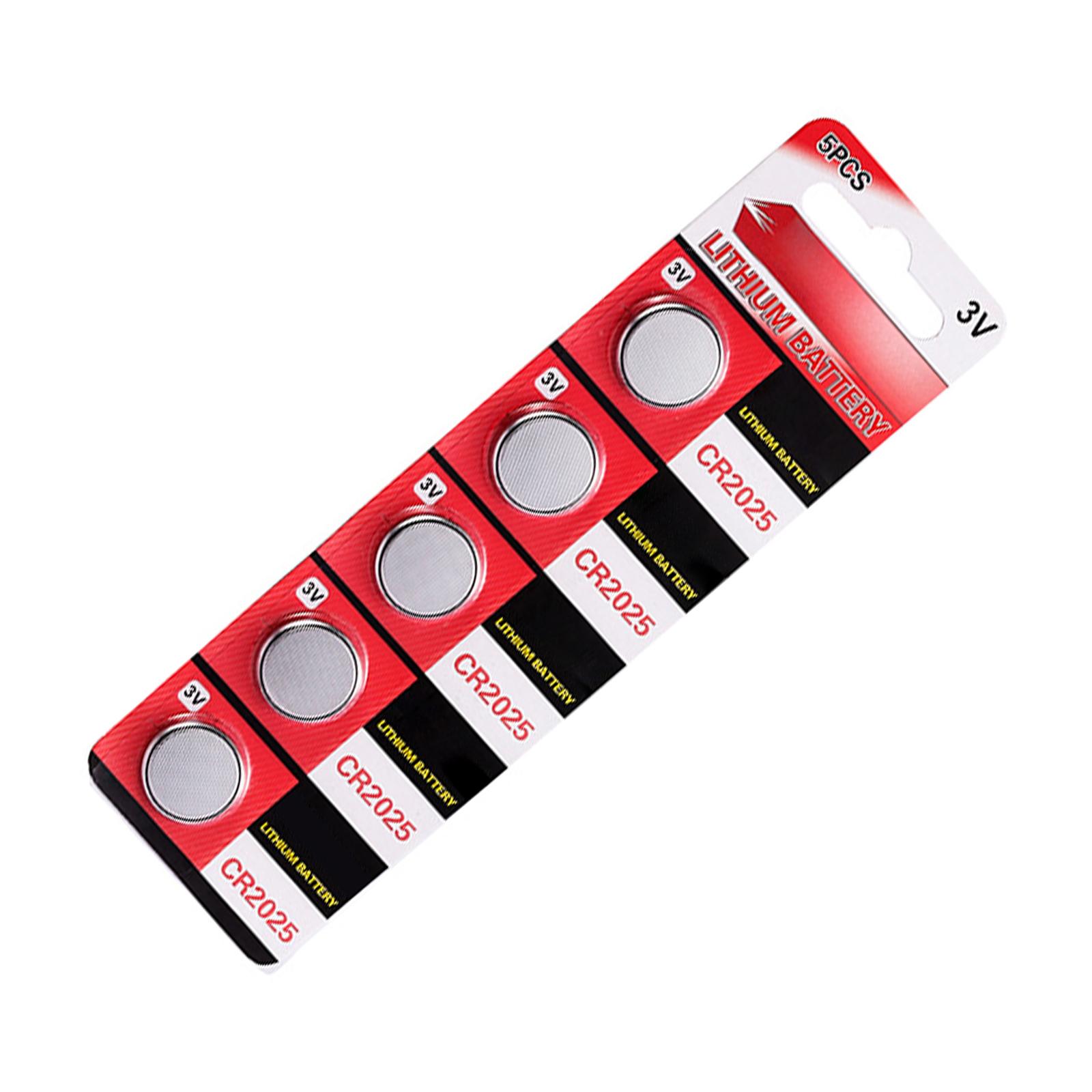 

Набор из 10 шт/5 шт CR2025 плоские батарейки CR2025 3V литиевые таблеточные батарейки для часов калькуляторов портативной электроники A