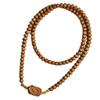 Vintage Sandalwood Bead Bracelet for Men and Women - Retro Style Prayer Chain