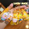Adorable Yellow Duck Keychain - Cute Animal Pendant for Bags and Cars