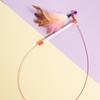 2 Pack Cat Toys Interactive Cat Stick Playing Kitten Playing Teaser Wand Toy Feather Wand Pet Supplies