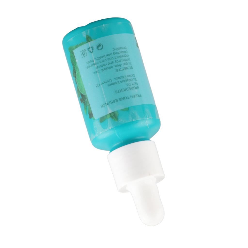 Breath Freshen Serum Men Women Mild Mint Bad Breath Eliminating Treatment Serum for Oral Care 30ml
