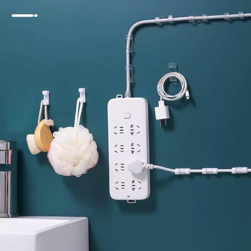 Transparent Large Cable Organizer Clips
