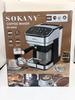European Standard Italian Semi-Automatic Espresso Machine with High-Temperature Steam and Milk Frothing Capability
