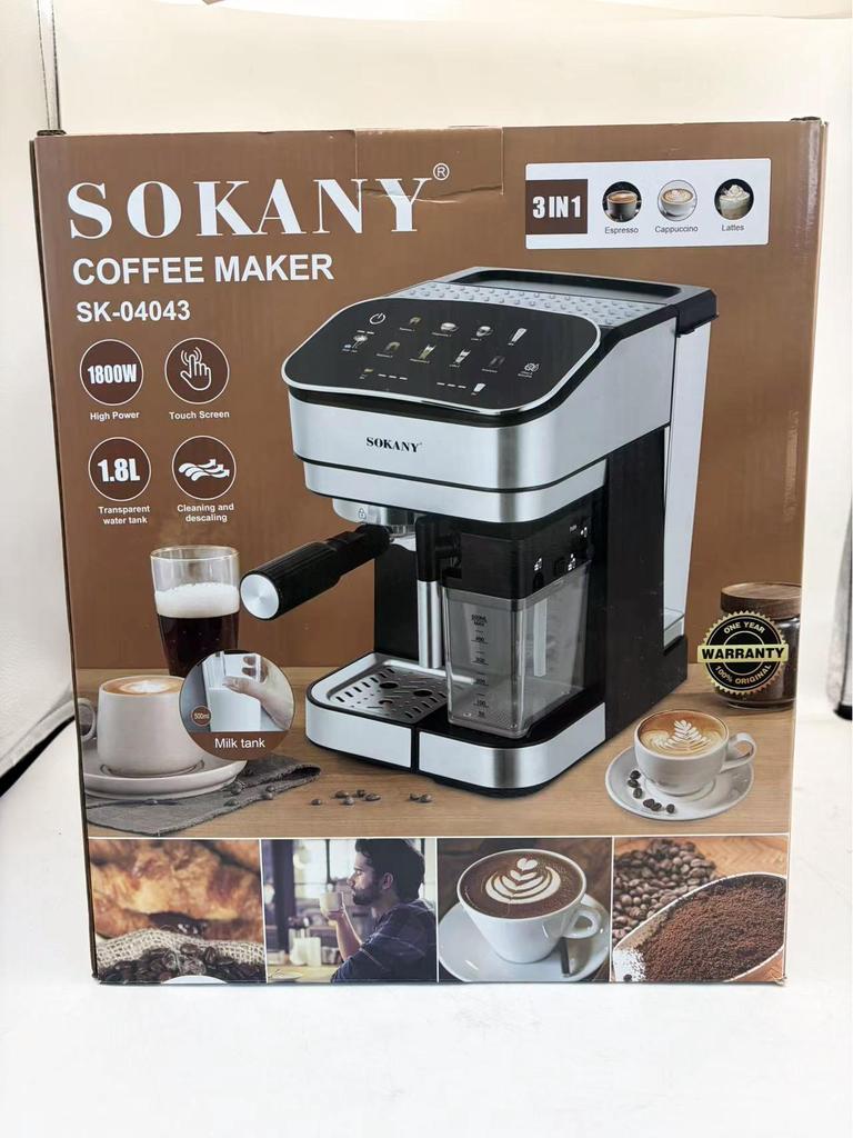 European Standard Italian Semi-Automatic Espresso Machine with High-Temperature Steam and Milk Frothing Capability