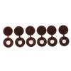 50Pc Hinged Plastic Screw Fold Caps Button For Car Furniture Decorative Cover