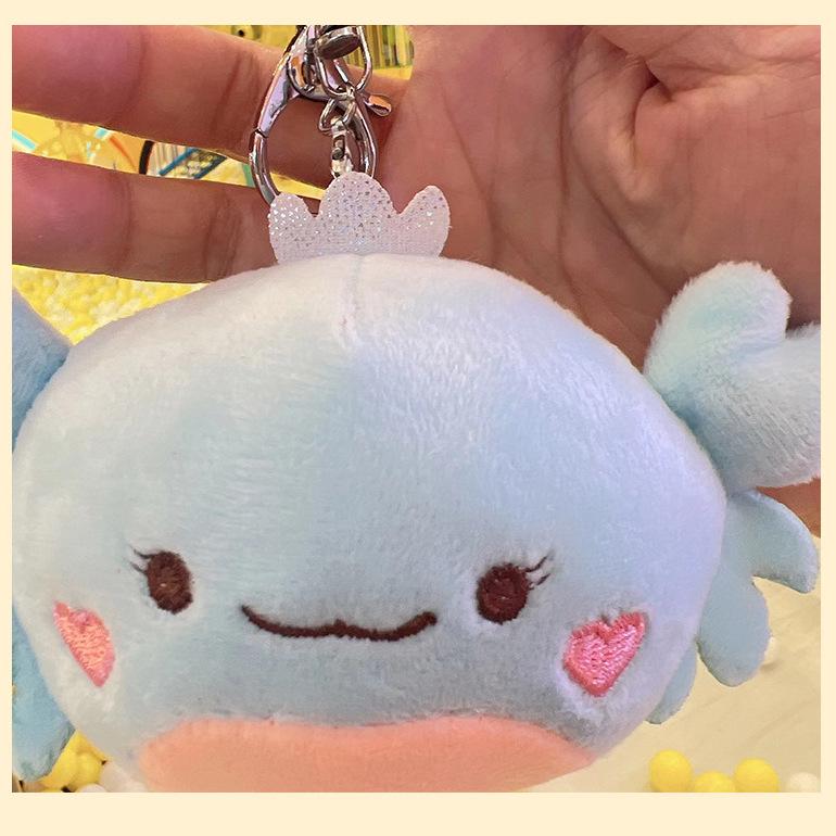 Crab Pendant & Plush Mini Backpack Charm