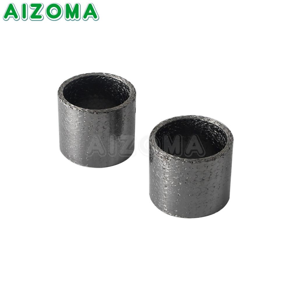 44x38x37mm Exhaust Muffler Gasket For Harley Touring Dyna Softail Sportster XL 833 1200 Motorcycle Exhaust Gasket OEM 65900017 A