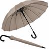 Long 16 The Perfect Umbrella for Super Teflon Suitable for Both Sunny and Rainy Includes Umbrella Bag [SUKIO] Umbrella, Ribs, Fiberglass, 65cm,