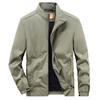 New Autumn and Winter Men's Casual Cotton Coat, Stand Collar, Loose Large Size Men's Fashion Quilted Cotton Coat