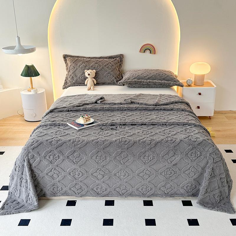 

Новый Теплый Дышащий Плед для Семейной Кровати Дивана Кресла Путешествий Многофункциональный Плед Домашний Декор Комнаты Флисовый Плед 100x120cm 1pcs темно-серого