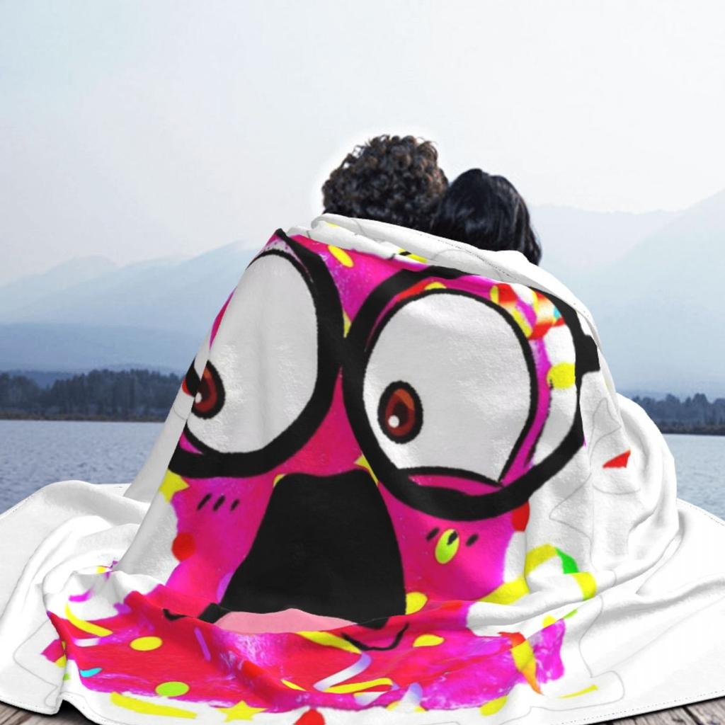 Super Slick Slime Sam Blanket Soft Warm Flannel Throw Blanket Plush for Bed Living room Picnic Travel Home Couch