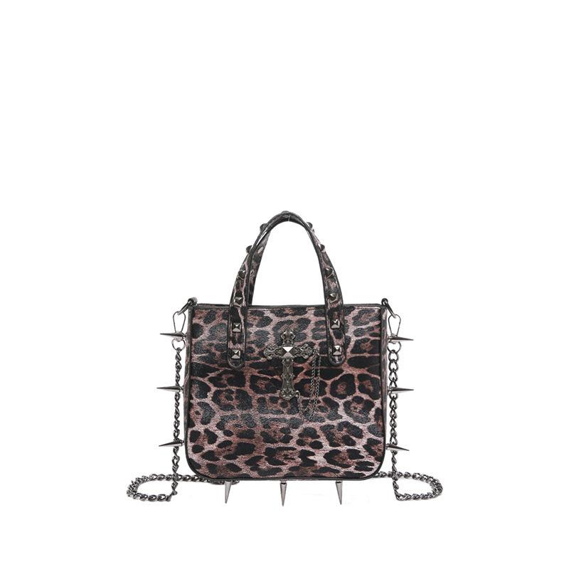 New Korean Leopard Pattern Crossbody Bag for Women Crossbody Bag Crossbody Purse