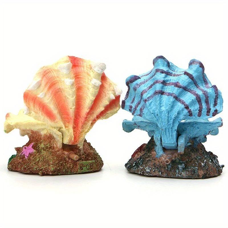 1PC Aquarium Perle Shell Luftblase Stein Aquarium Dekoration Sauerstoff Pumpe Luftpumpe Stick Ornament