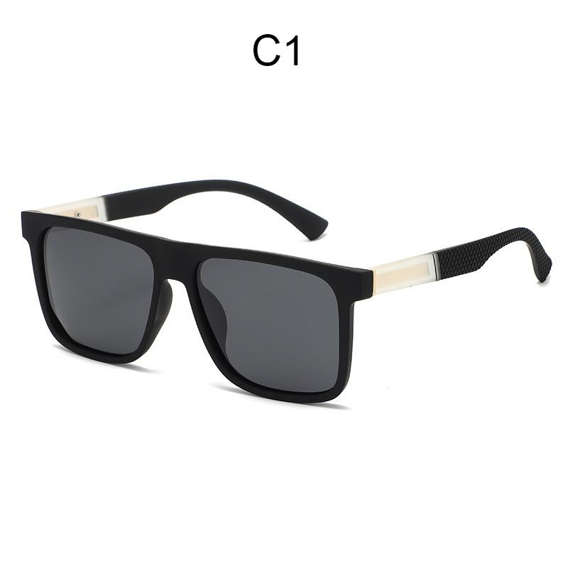 Men s sunglasses, driving fishing fashionable square sunglasses C1