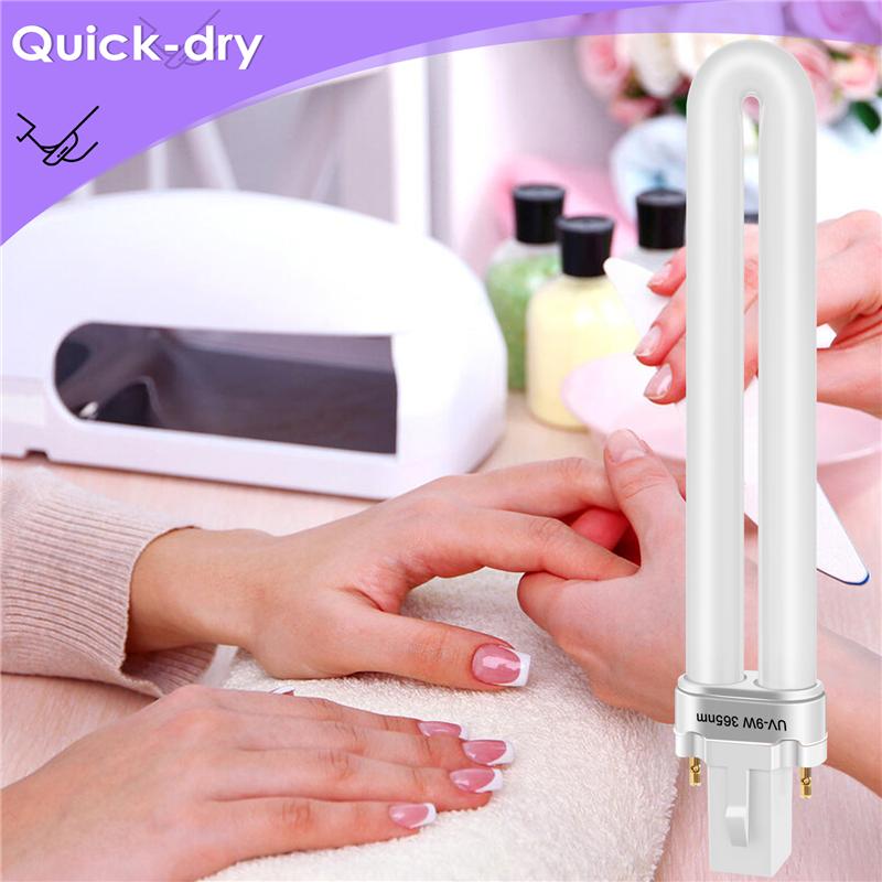 

Fresh 9W Nail Uv Machine 365Nm Lamp Bulb Tube білий