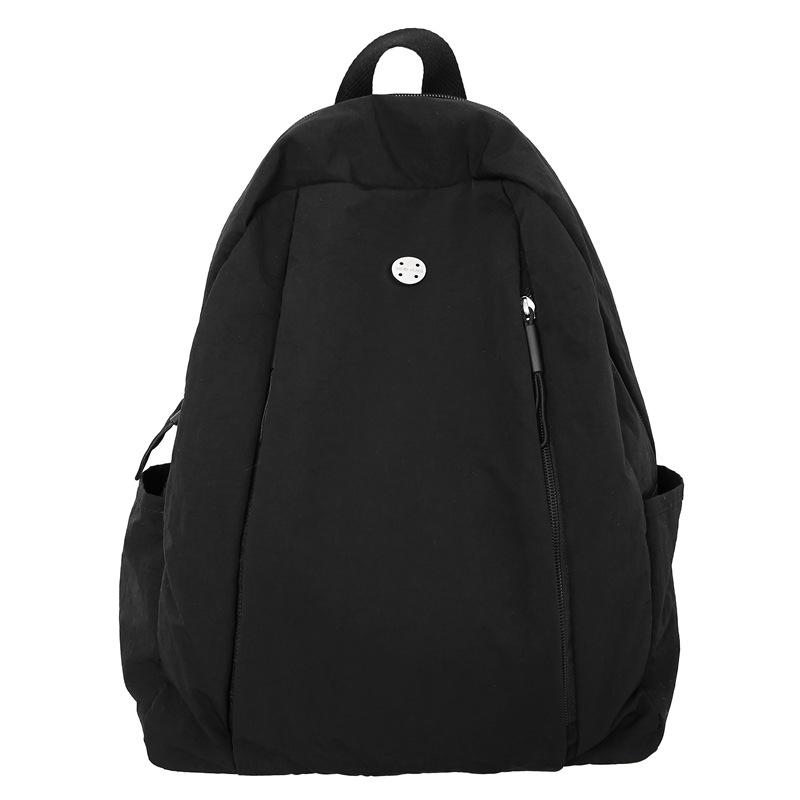 Sac à dos pour femme, sac à dos de sport pour homme, sac d'école de couleur unie pour étudiant
