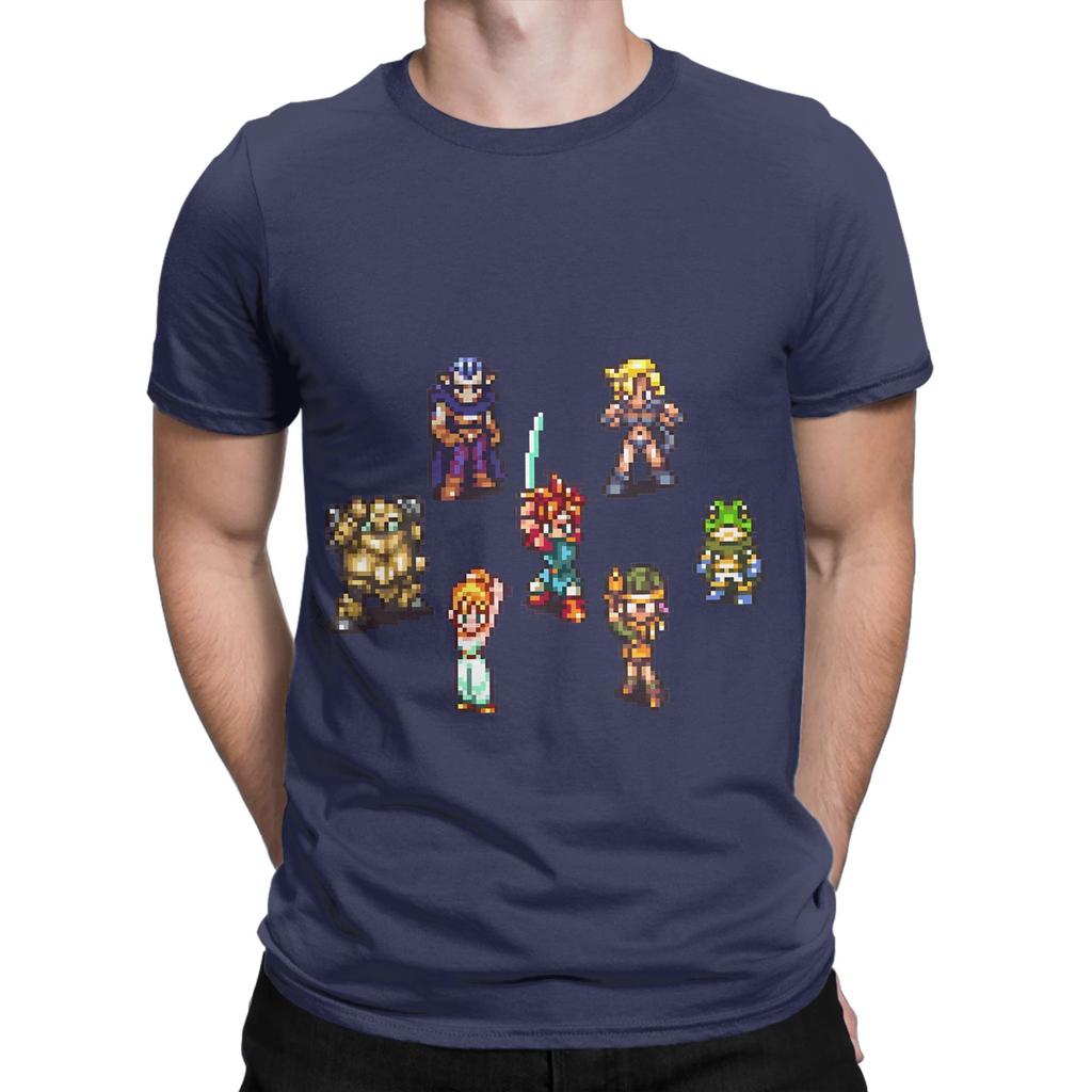 Heroes In Time Chrono Trigger Novelty Graphic 100 Cotton TShirt Chrono Trigger Tees Tops For Unisex