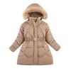 Kids' Fashion Fleece-Lined Thickened Hooded Oversized Sweatshirt Warm Casual Jacket For Fall/Winter