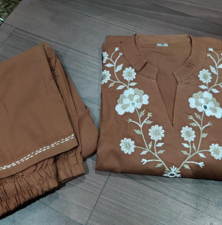 Designer Party Wear Women Indian Pakistani Kurta Pant Set Bollywood Top Tunic Kurti